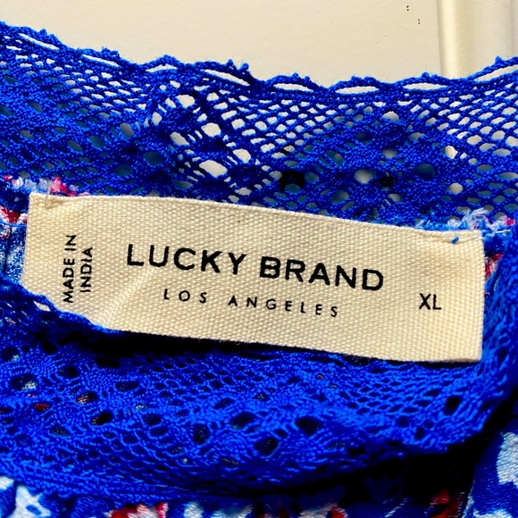 🆕NWT- LUCKY BRAND FLORAL CROP TOP - Picture 3 of 7